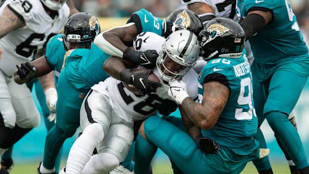 Josh Jacobs vs Jaguars